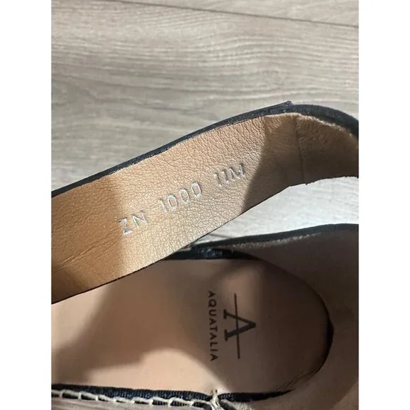 Aquatalia “BRIANNE” Studded Wedge Sandal 11 - Picture 10 of 12